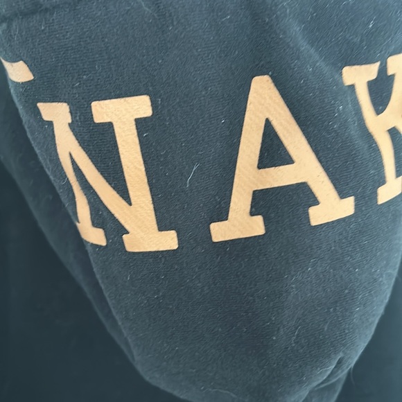 WANAKOME - men's Black hoodie front pocket no zippers size small - Picture 6 of 9